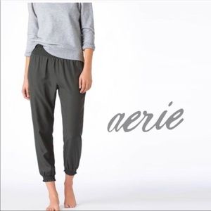 Aerie silk jogger pants